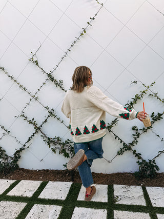 christmas star cardigan
