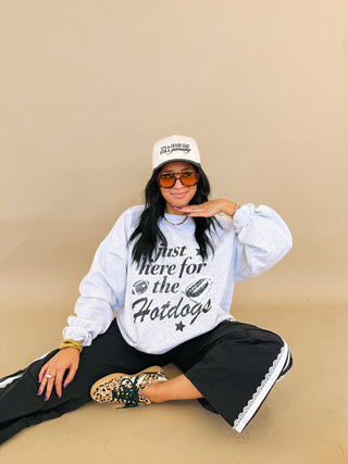 ETTA OG | here for the hotdogs sweatshirt