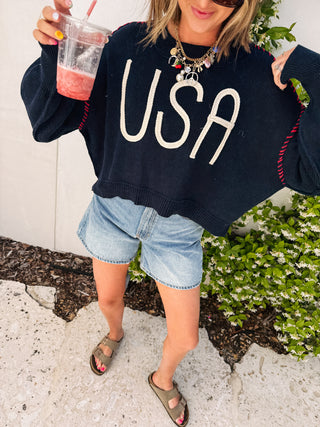 classic USA sweater