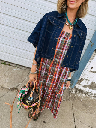 spice cake plaid dress