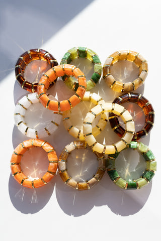 beljoy | bibi stretch bracelet - light brown