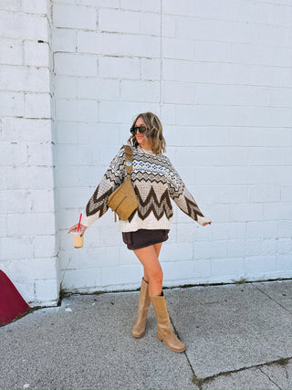 fair isle grandpa sweater