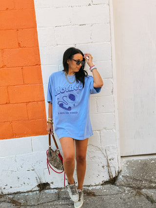 ETTA OG | 1-800-so-tired mother graphic tee - denim