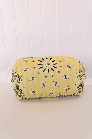 bandana travel bag - yellow