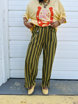 prickly pear stripe pants