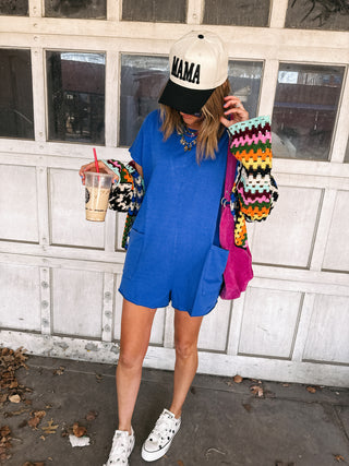 bet on it blue romper