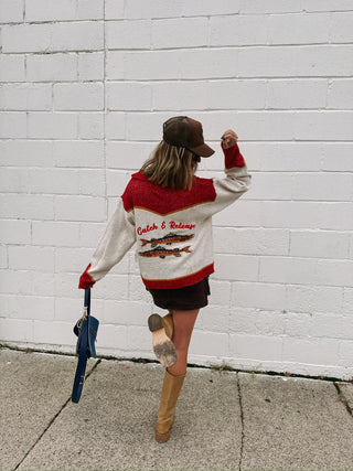 catch & release zipper sweater