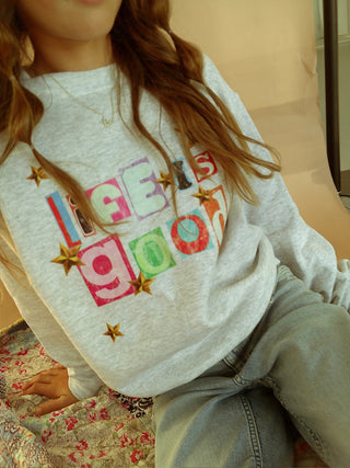 ETTA OG | youth life is good sweatshirt