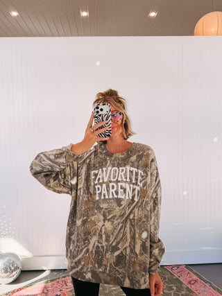 ETTA OG | favorite parent camo sweatshirt