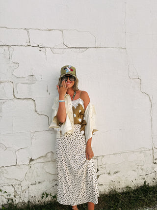 date night polka dot tank top