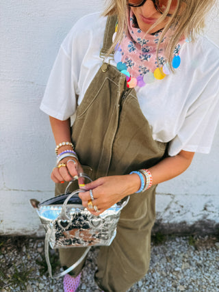 zip it up overalls - olive