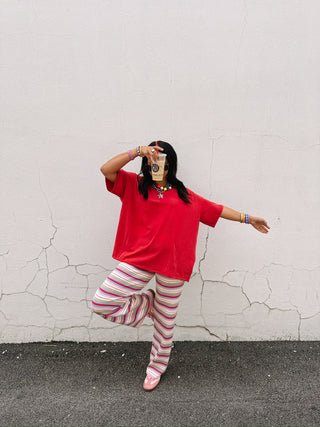 team etta graphic tee - red