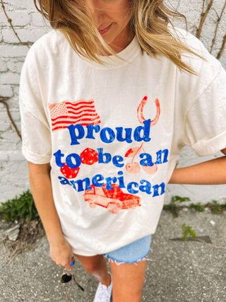 ETTA OG | proud to be american graphic tee