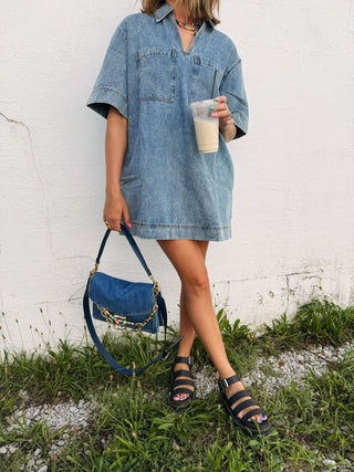 do it right denim dress