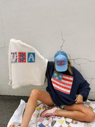 ETTA OG | usa patch sweatshirt