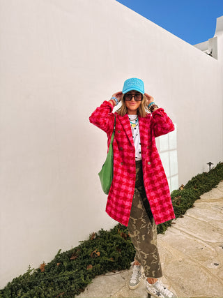 hot for houndstooth coat