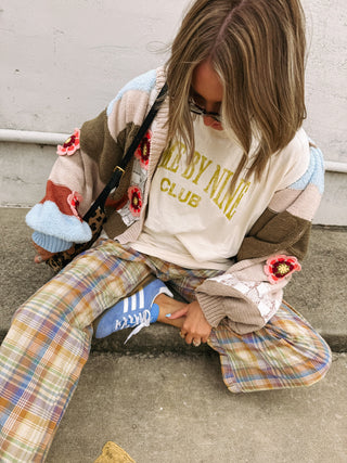 ETTA OG | home by nine club tee - ivory / green