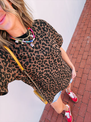 luxe leopard top