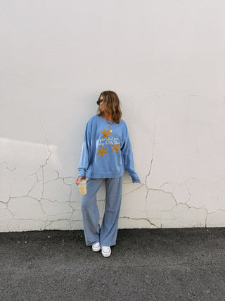 ETTA OG | grateful for every little thing sweatshirt - denim