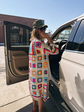 islander crochet cardigan