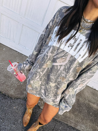 ETTA OG | gameday camo sweatshirt
