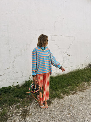 tangerine dream gingham pants