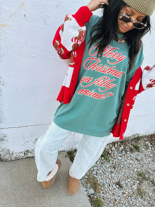 ETTA OG | filthy animal script tee - green
