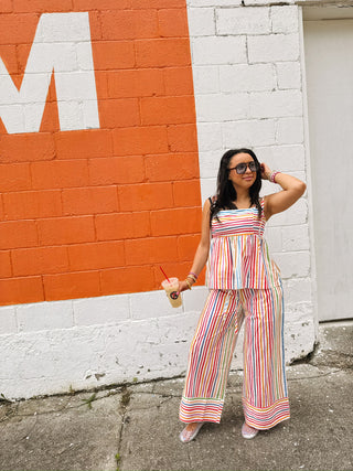 rainbow brite stripe pants