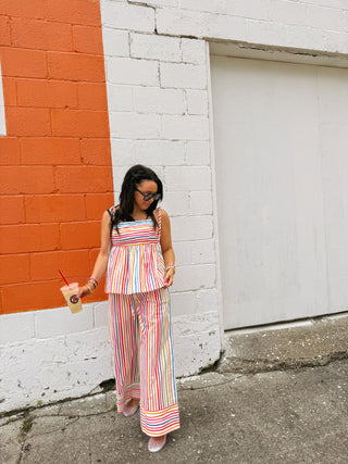 rainbow brite stripe pants