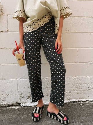 paris polka dot pants