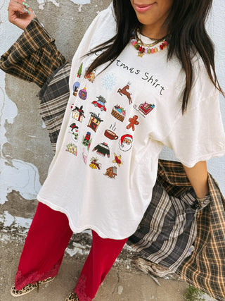 ETTA OG | my christmas shirt tee - ivory