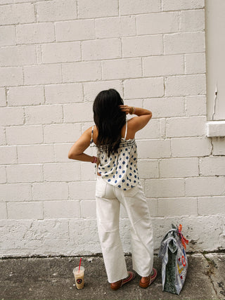 polka dot paradise tank top