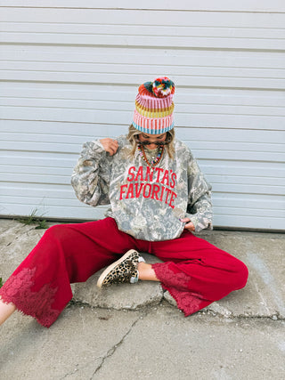 ETTA OG | santa's favorite camo sweatshirt