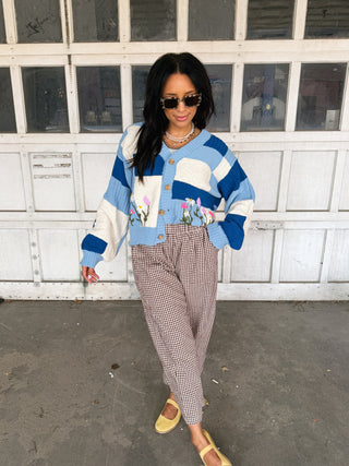 flowers in the wind cardigan