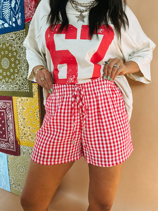 go getter gingham shorts