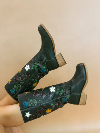 steve madden | flower child leather boots