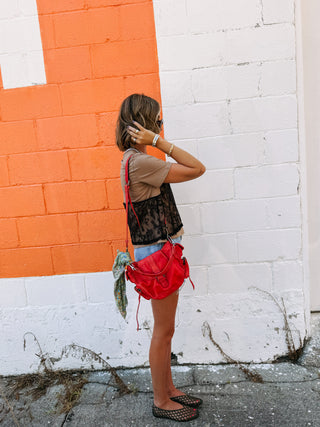 lingering love layered tee