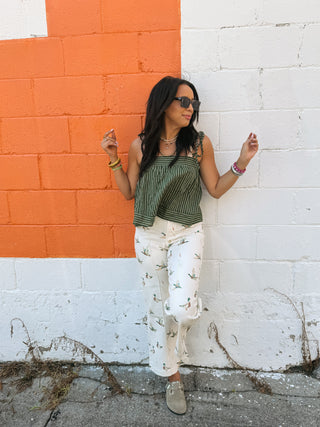 lucky duck wide leg pants