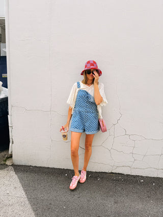 in the sun woven bucket hat - color