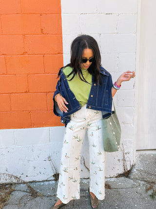 lucky duck wide leg pants