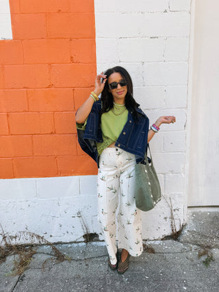 lucky duck wide leg pants