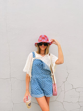in the sun woven bucket hat - color