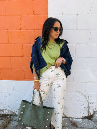 lucky duck wide leg pants