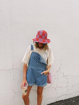 in the sun woven bucket hat - color