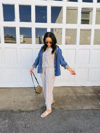 the good life gingham top