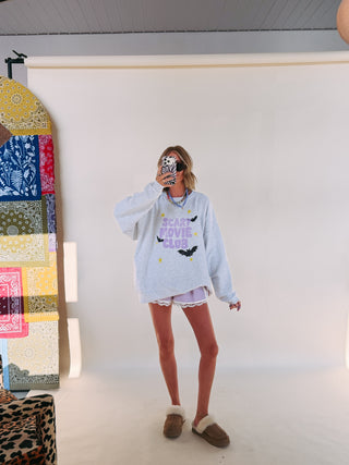 lavender haze lace shorts