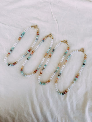 mint gemstone necklace