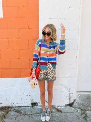 september stripe button sweater