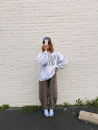 ETTA OG | motherhood sweatshirt - ash / black
