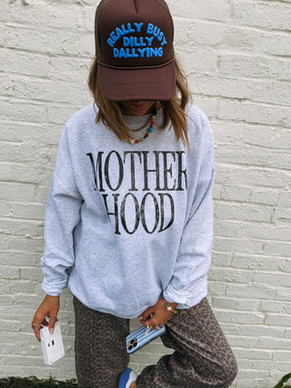 ETTA OG | motherhood sweatshirt - ash / black